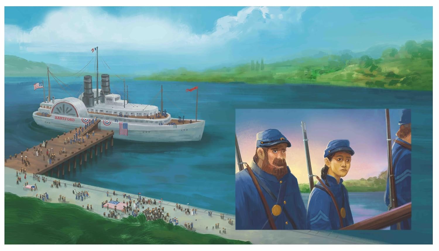 Worthy: The Brave and Capable Life of Joseph Pierce by Andrea Wang, illustrated by Youa Vang