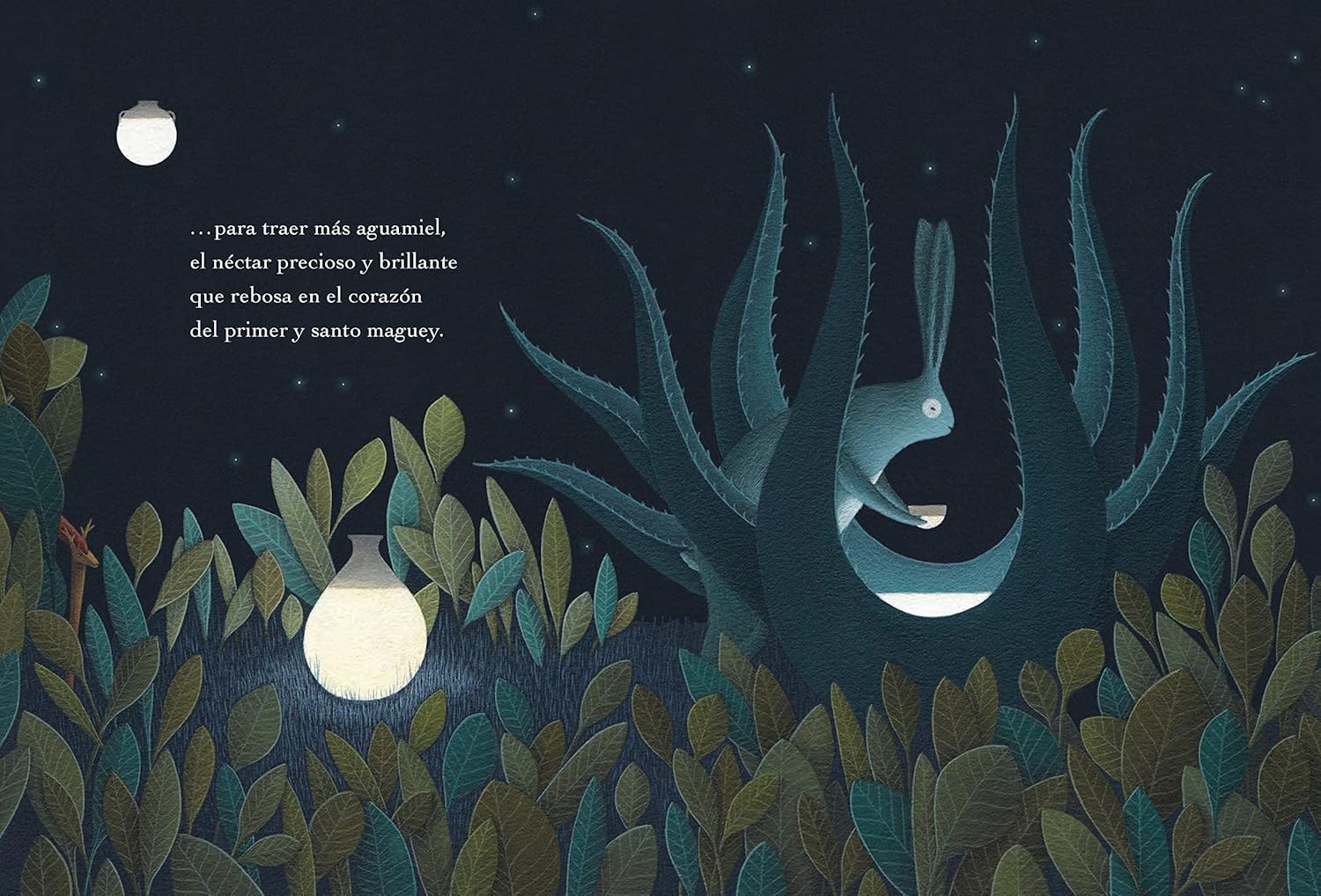 Noche antigua por David Álvarez, ilustrado por David Bowles