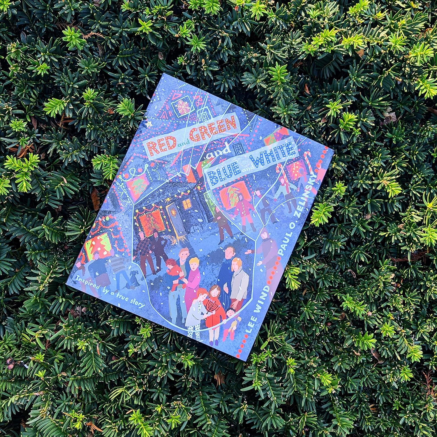 Red and Green and Blue and White by Lee Wind, illustrated by Paul Zelinsky