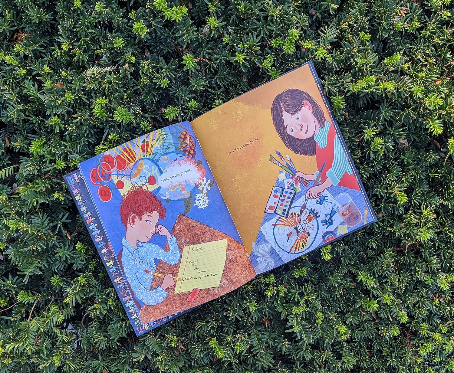 Red and Green and Blue and White by Lee Wind, illustrated by Paul Zelinsky