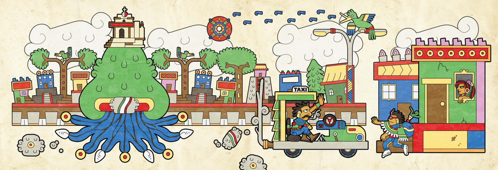 Pilgrim Codex by Vivian Mansour, Illustrated by Emmanuel Valtierra, Translated by Carlos Rodríguez Cortez