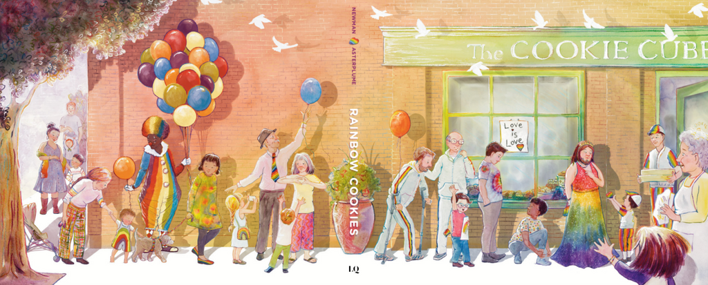 Rainbow Cookies by Lesléa Newman, illustrated by Z.B. Asterplume