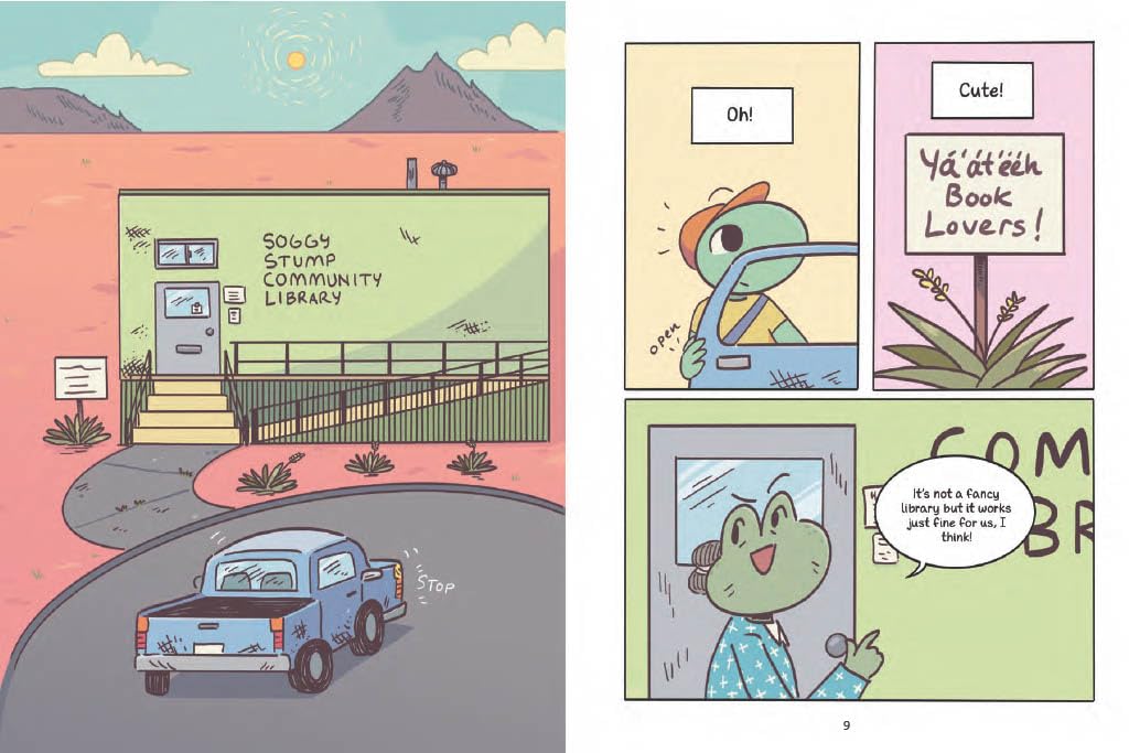 The Froggy Library by Julie Fiveash